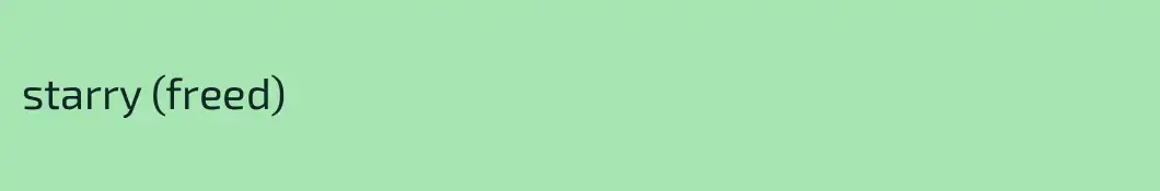 starry (freed)